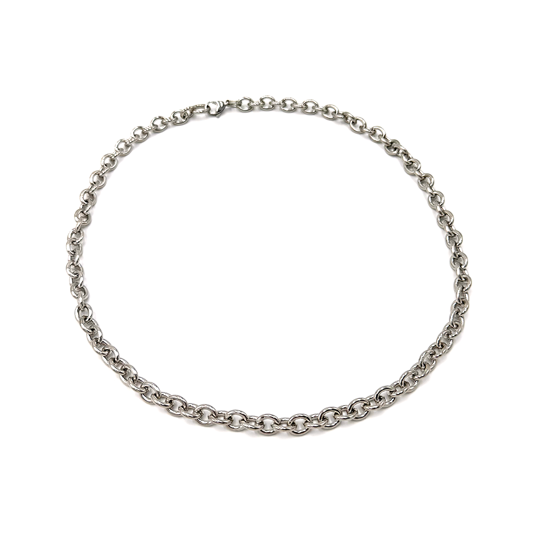 7mm Cable Chain Link Necklace