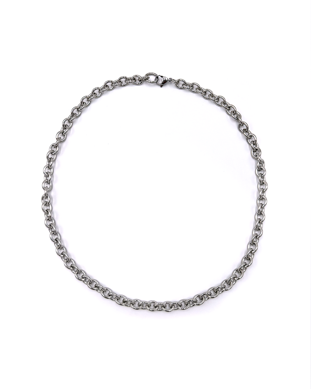 7mm Cable Chain Link Necklace