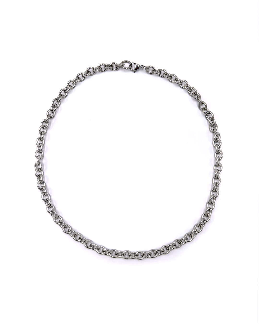 7mm Cable Chain Link Necklace