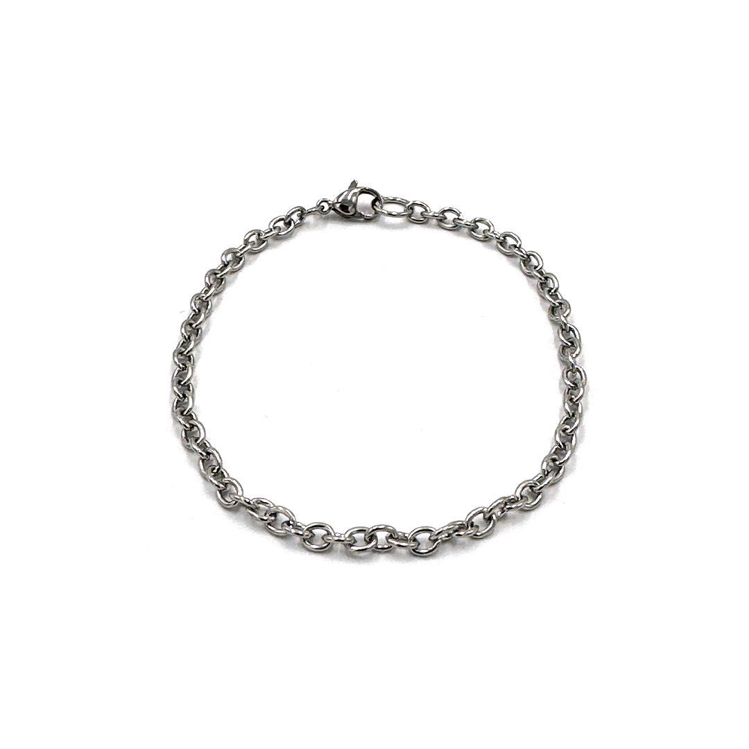 3mm Cable Chain Link Bracelet