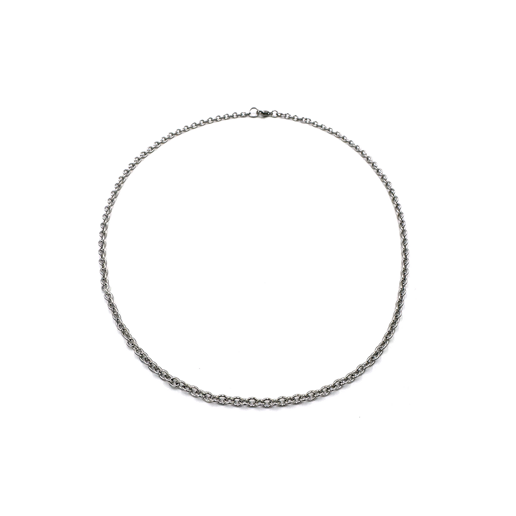 3mm Cable Chain Link Necklace