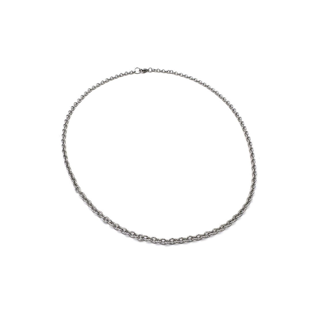 3mm Cable Chain Link Necklace