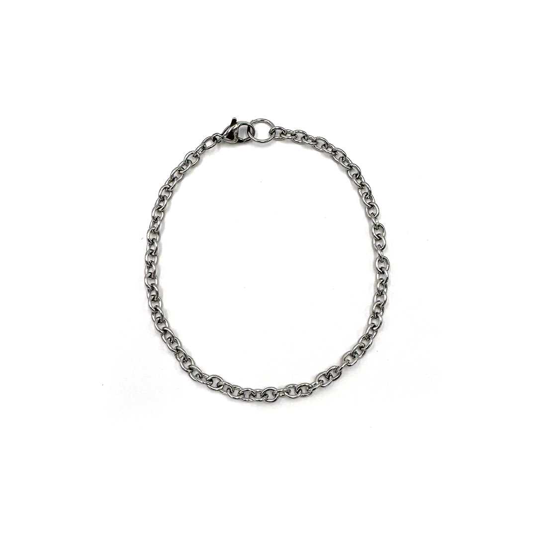 3mm Cable Chain Link Bracelet