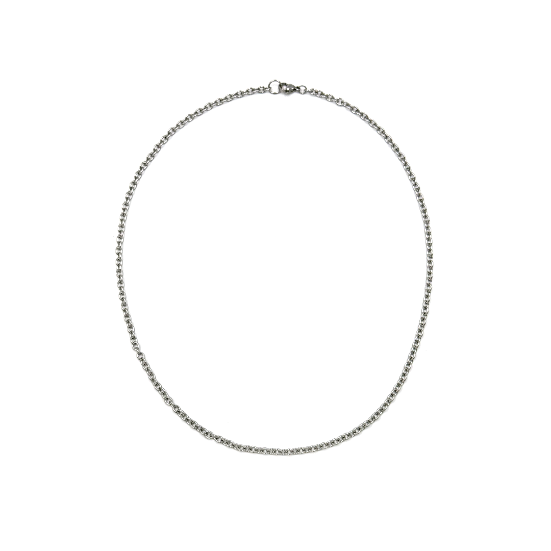 3mm Cable Chain Link Necklace